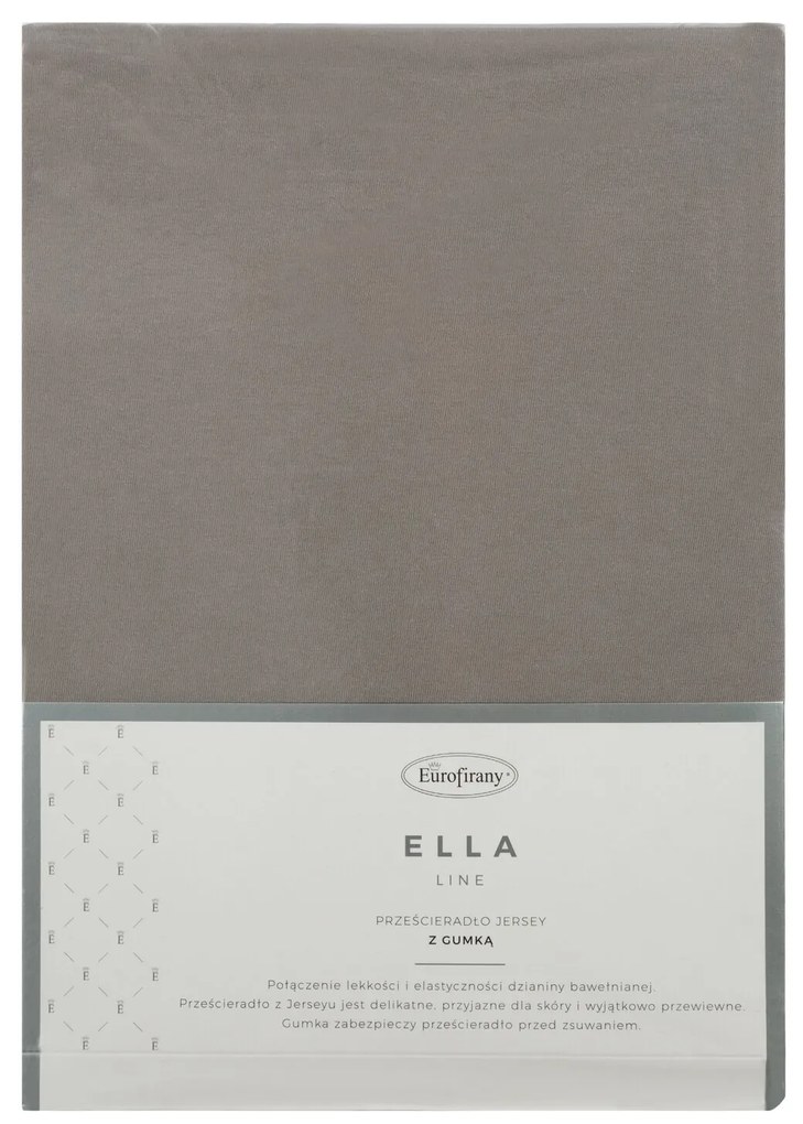 BAVLNENÉ PRESTIERADLO S GUMU ADELA 220X200X25 CM SIVÁ