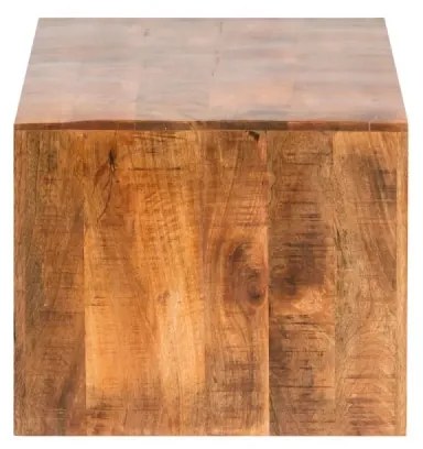 furniture-nabytek.cz - Masívny TV stolík Country z mangového dreva, lakovaný, hnedý – 115×45×55 cm