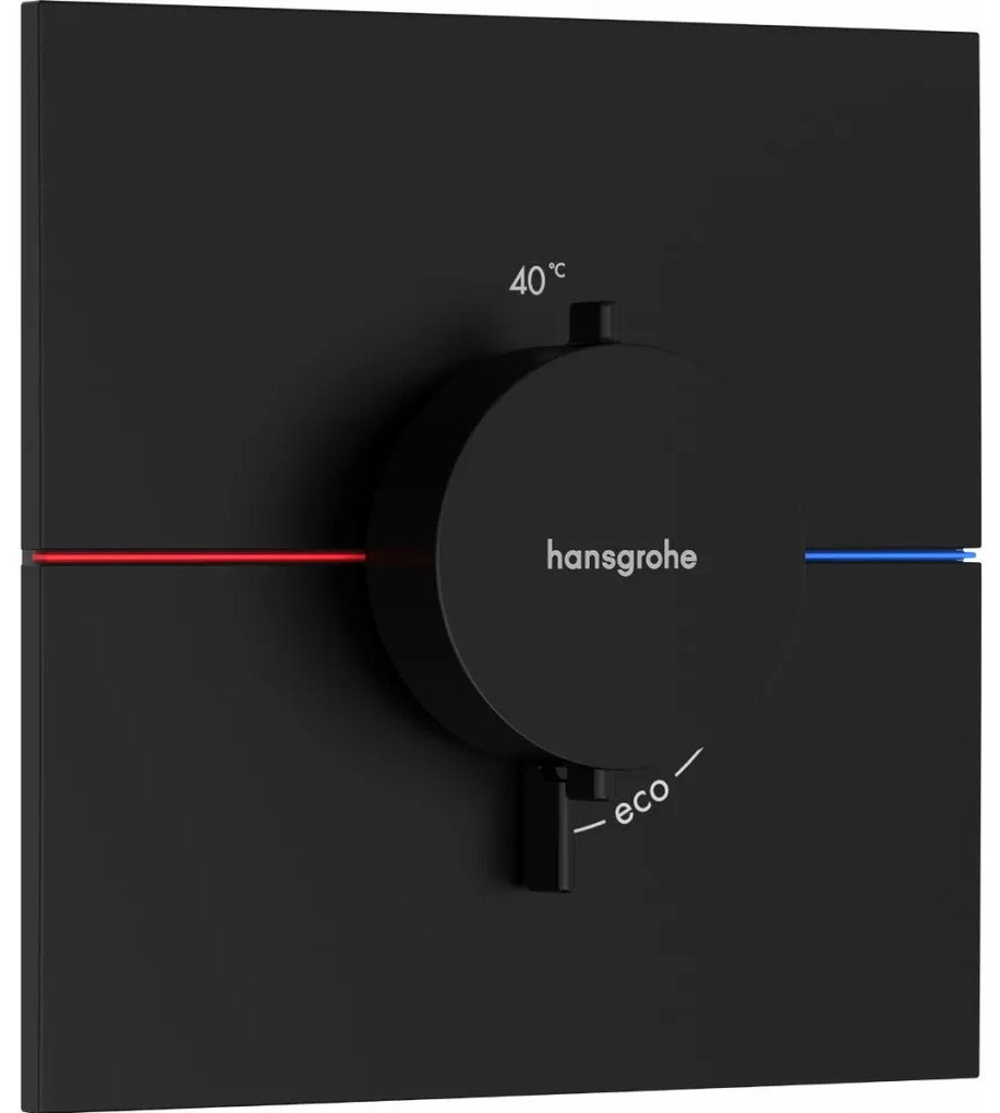 Hansgrohe ShowerSelect Comfort E - Termostat pod omietku, čierna matná 15574670