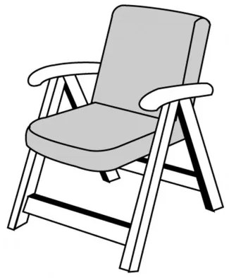 Doppler HIT UNI 7846 nízky - poduška na stoličku a kreslo