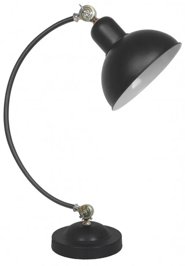 Stolná lampa OLD 1xE27/40W/230V čierna