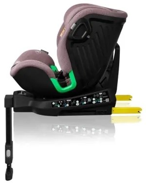 Lionelo - Autosedačka s otočnou základňou HARMONY i-Size 40-150 cm ružová