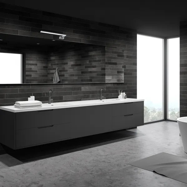 LED Kúpeľňové nástenné svietidlo SHINE LED/11W/230V 45 cm IP44 lesklý chróm