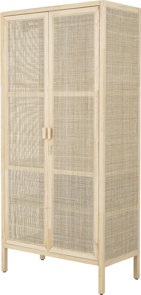 Bloomingville Ratanová skrinka z borovicového dreva - Mariana Cabinet |  BIANO