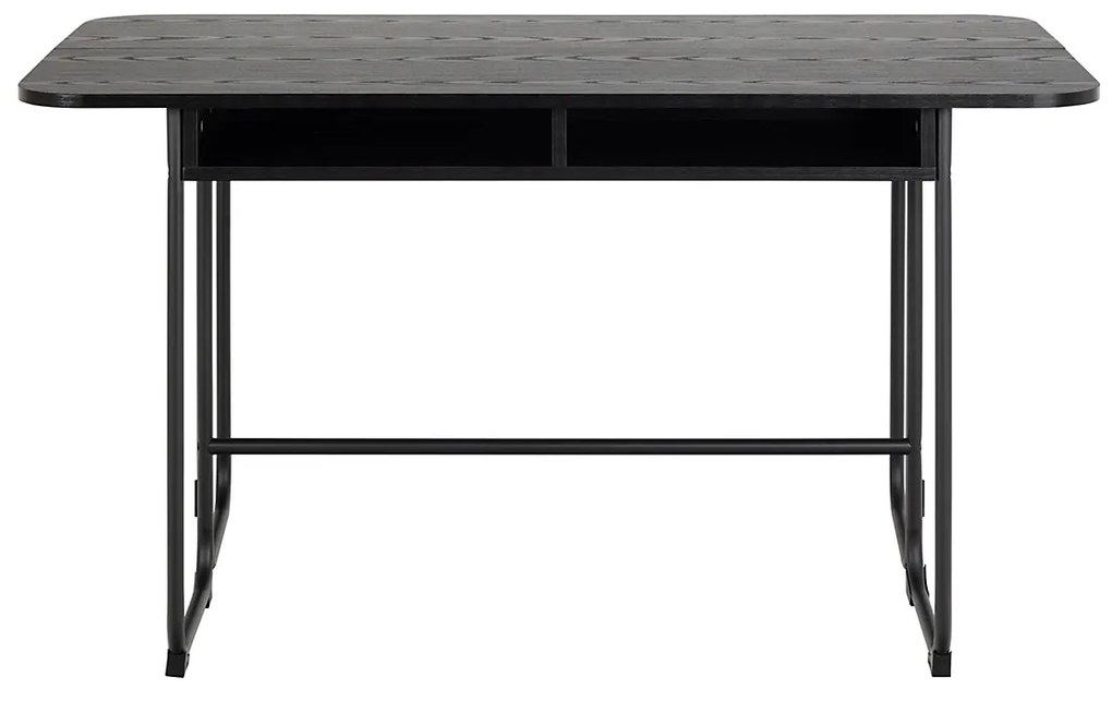 Rozkladací jedálenský stôl Darlington 140 cm jaseň čierny