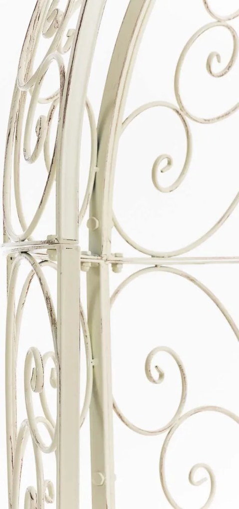 Oblúk na ruže Rosie s lavičkami - Krémová antik