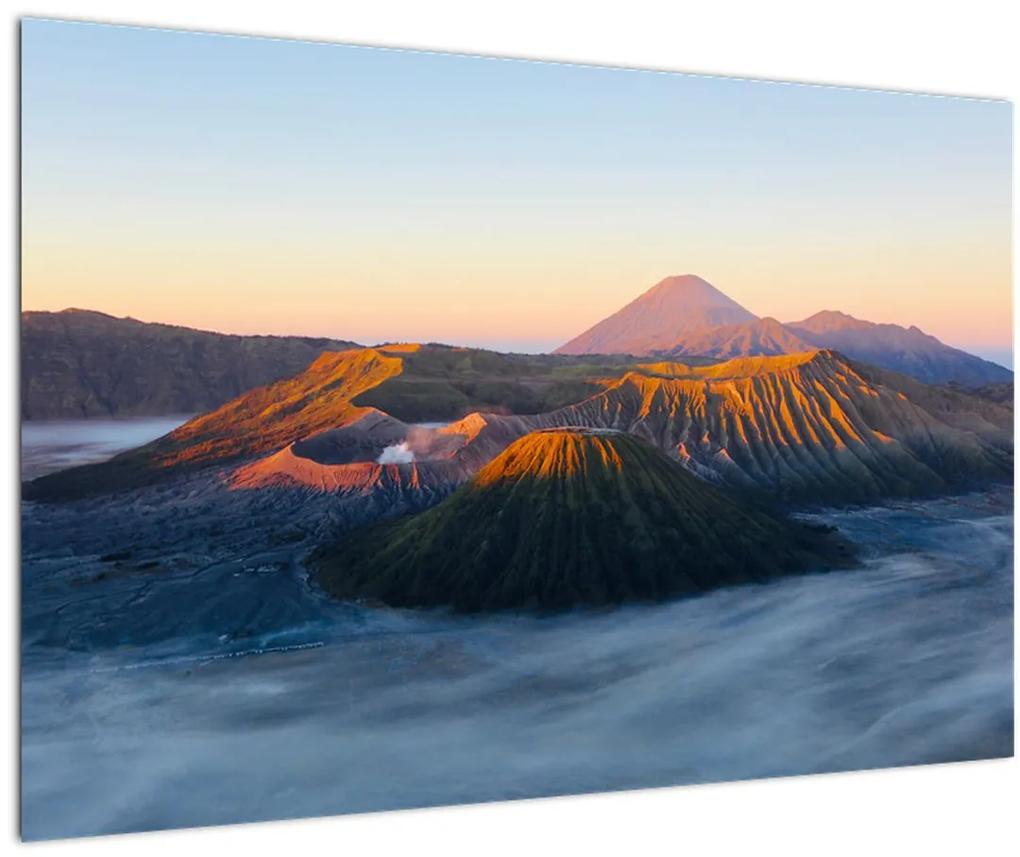 Obraz hory Bromo v Indonézii (90x60 cm)