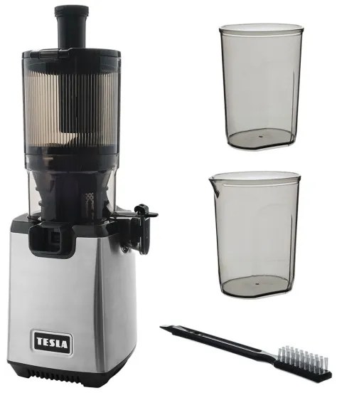 TESLA Electronics SlowJuicer Deluxe - Šnekový odšťavňovač 250W/230V nerez