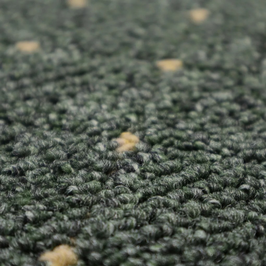 Condor Carpets 80x80 (průměr) kruh cm Kusový koberec Udinese zelený kruh, zelená, chodba / predsieň