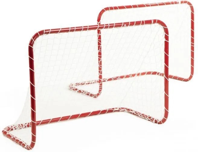DomTextilu Sada dvoch futbalových bránok 42990 Červená 78 x 58 x 45 cm