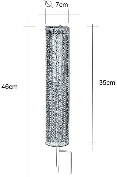 Globo 36553B - LED Solárne svietidlo SOLAR LED/0,06W/3,2V 3000K IP44