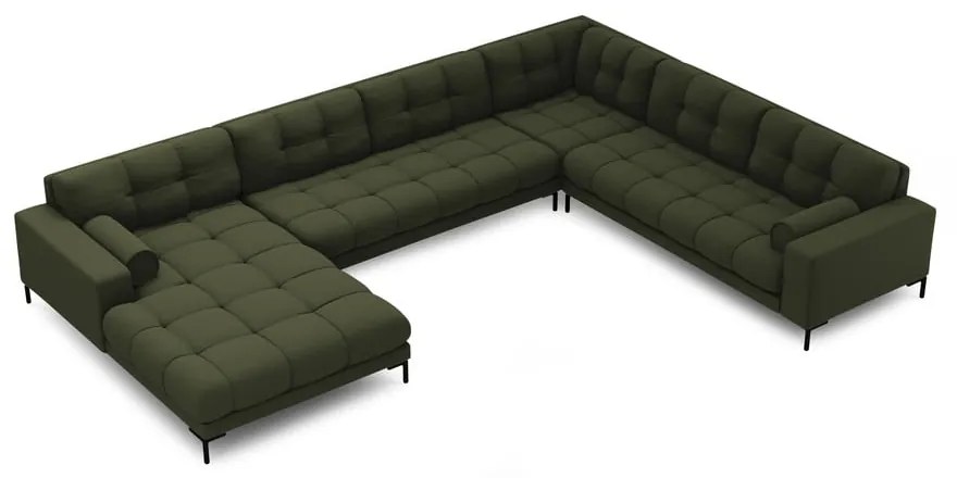 Zelená rohová pohovka (pravý roh) Bali – Cosmopolitan Design