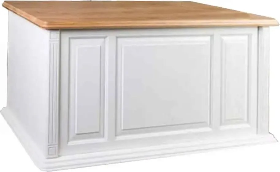 Biely dubový stôl do pracovne, 170x73x76 cm