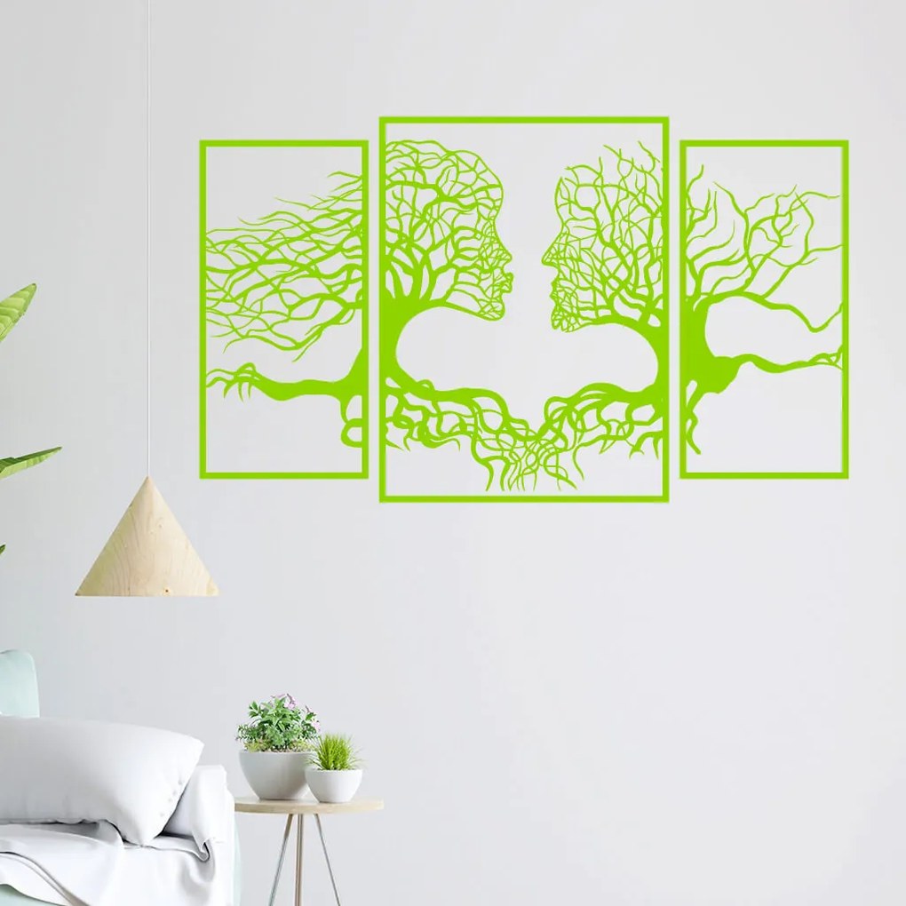 Veselá Stena Samolepka na stenu na stenu Duša lesa Farba: biela, Veľkosť: 80 X 48 cm