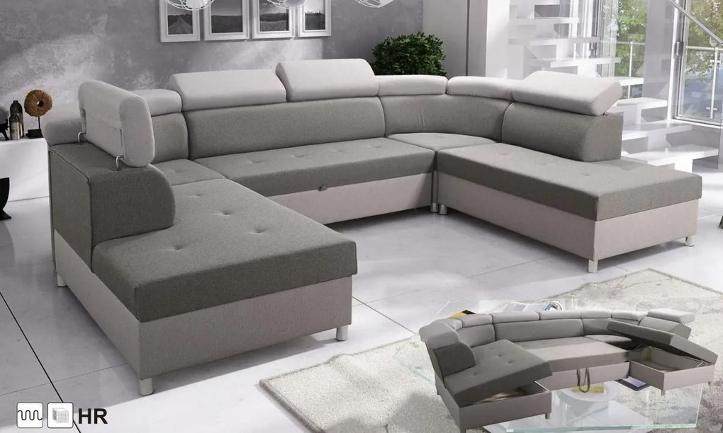 Sedacia súprava Milo U UNI, sivá (gobi 13/16)