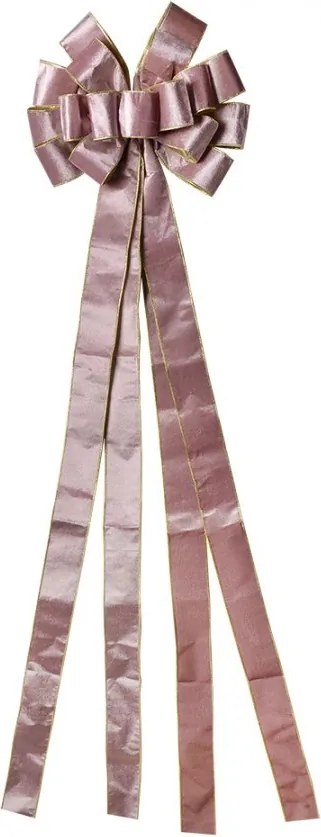 Ružová dekoračná mašľa Bow - 33*135 cm