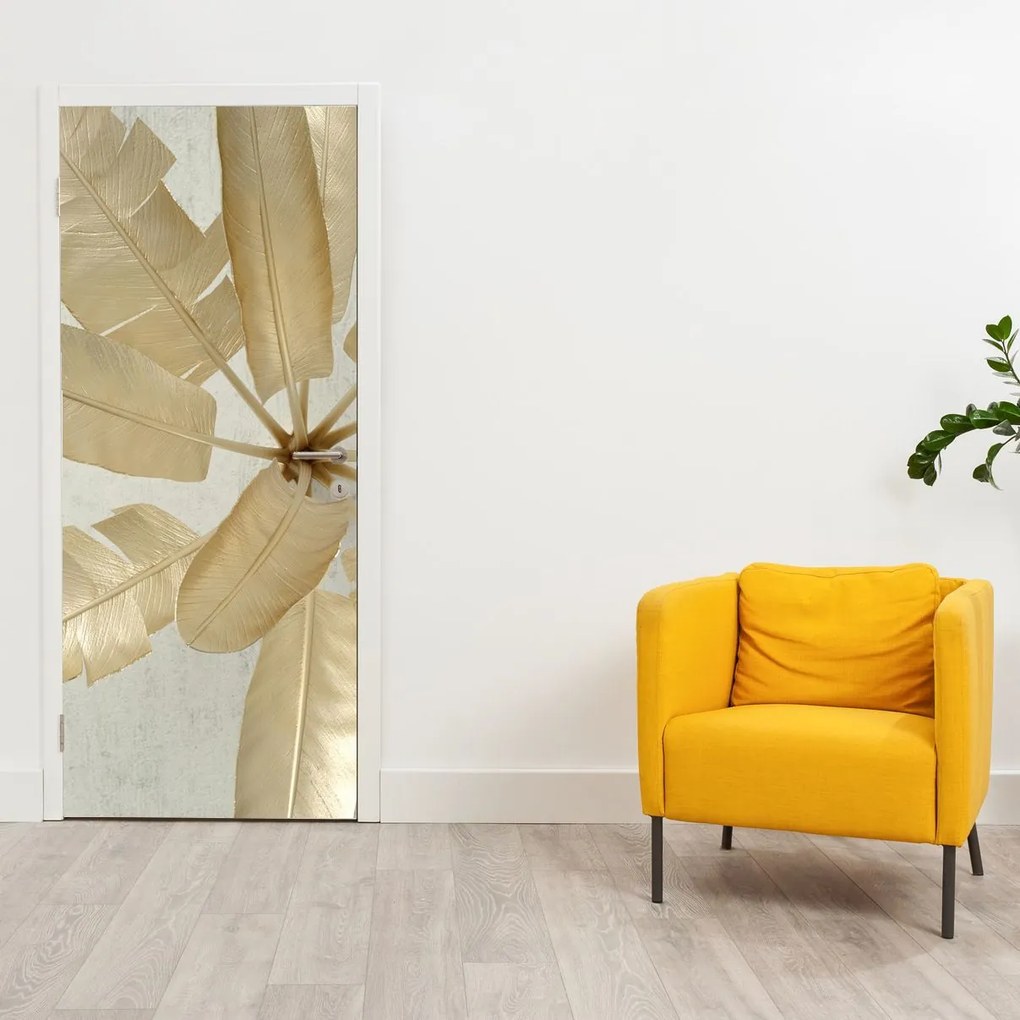 Fototapeta na dvere - Palmové listy (95x205cm)