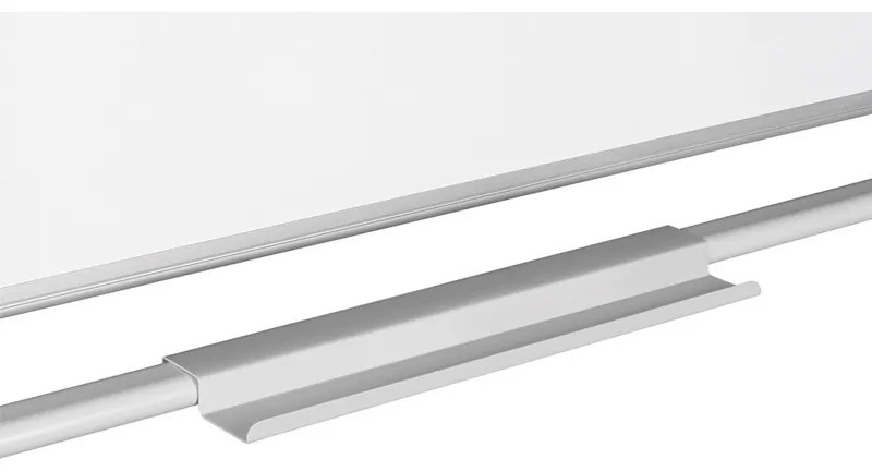 Mobilná otočná obojstranná keramická tabuľa, magnetická, biela, 1500 x 1200 mm