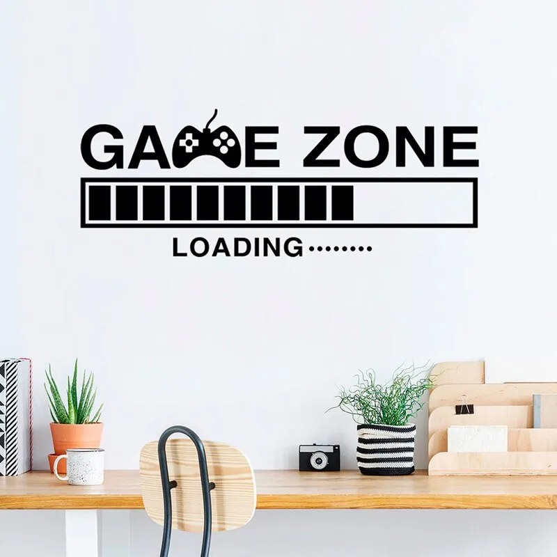 PIPPER | Samolepka na stenu "GAME ZONE" 57x150 cm