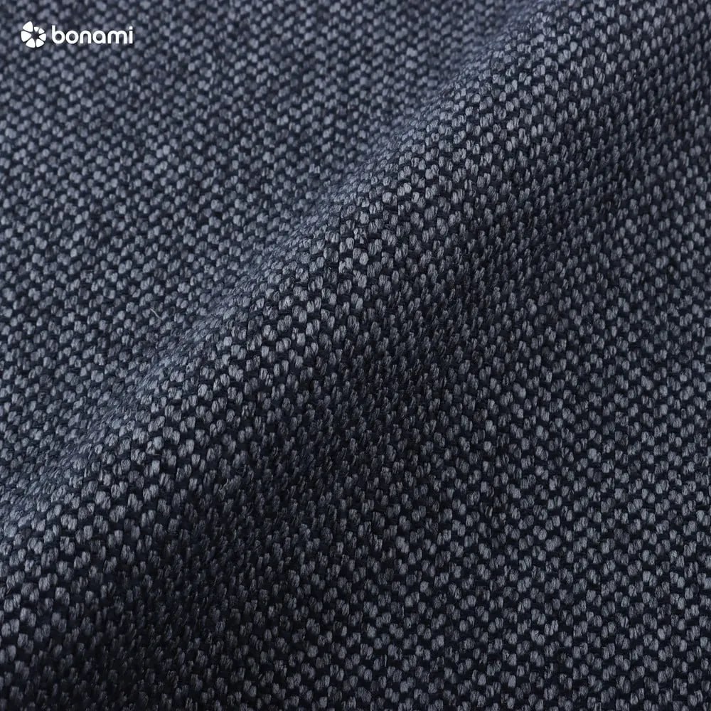 Tmavomodrá čalúnená dvojlôžková posteľ s úložným priestorom a roštom 160x200 cm Arendal – Cosmopolitan Design