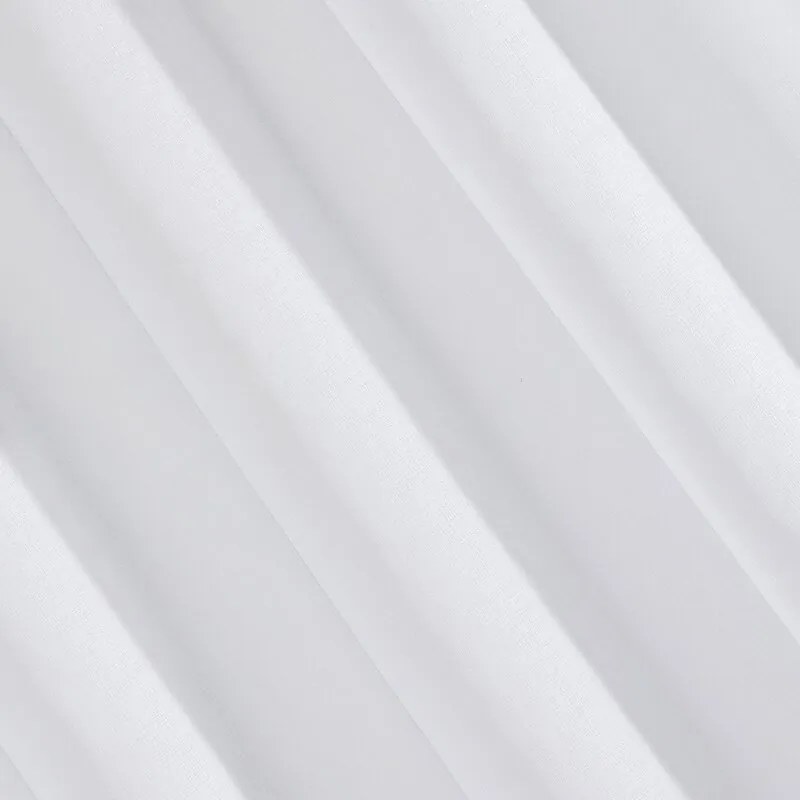 Dekorstudio Tylová záclona ESIM na dekoračných krúžkoch 140x250 cm – biela