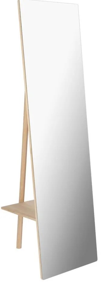 Stojacie zrkadlo s dreveným rámom 45x160 cm Keisy – Kave Home
