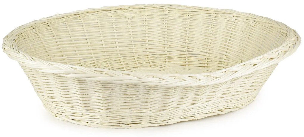 Pelech pre zvieratá prútený bielený Akim III.š. 73 x hl. 52 x v. 13/18(cm)