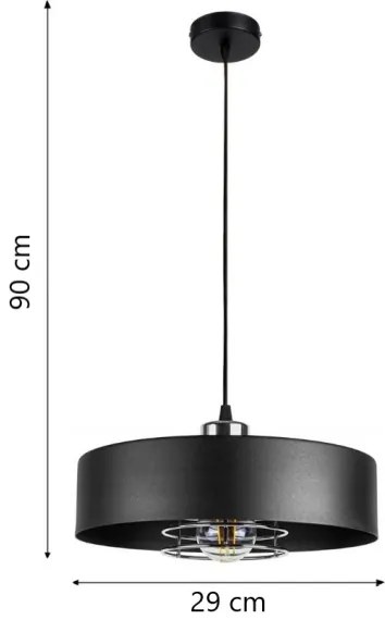 Luster na lanku VEST 1xE27/60W/230V