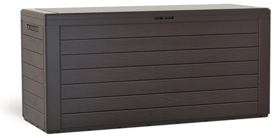 Záhradný box, 280 l, tmavo hnedá