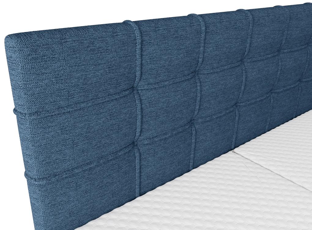 Jednolôžková posteľ 120 cm Infernus Comfort (modrá) (s roštom, s úl. priestorom). Vlastná spoľahlivá doprava až k Vám domov. 1082360