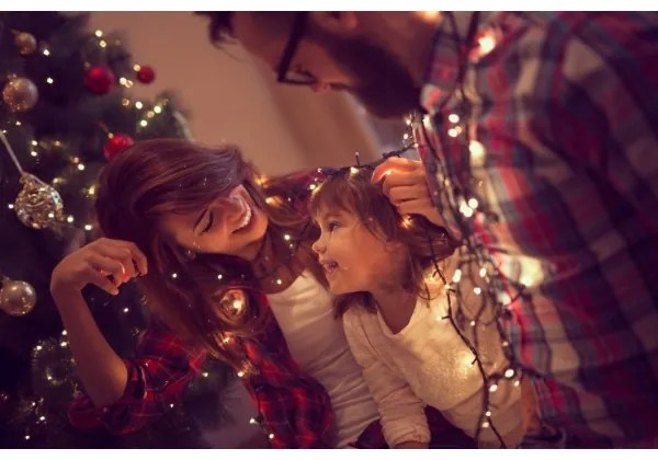 Immax NEO 07749L - LED Vonkajšia reťaz 200xLED/8 funkcií 23m IP44 Wi-Fi Tuya