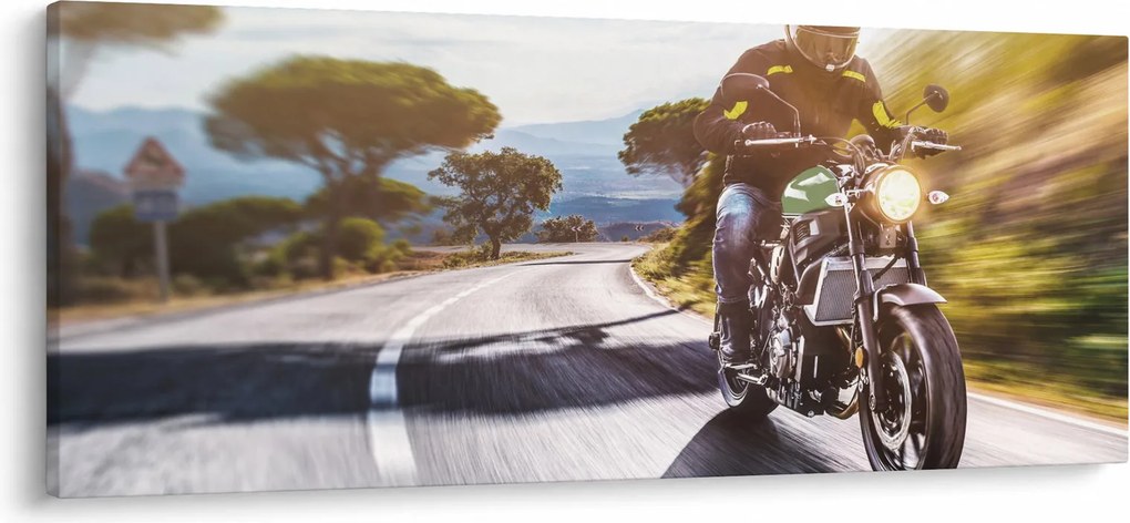 Obraz - Motorkár (120x50 cm)