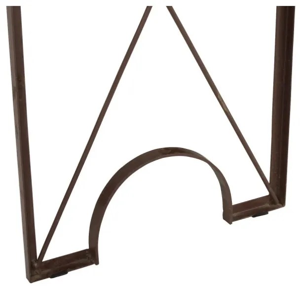 furniture-nabytek.cz - Lakovaný kovový barový stôl v červenej farbe – 122×88×110 cm