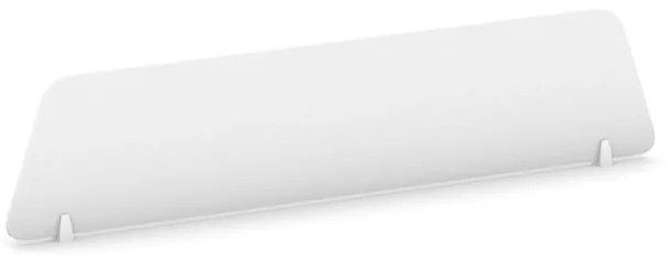 Stolný paraván MIRELLI, 1600 x 300 mm, biela