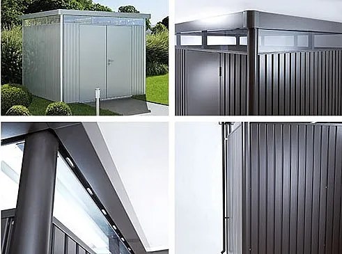 Biohort Záhradný domček BIOHORT HighLine DUO H5 275 x 315 (tmavo sivá metalíza)