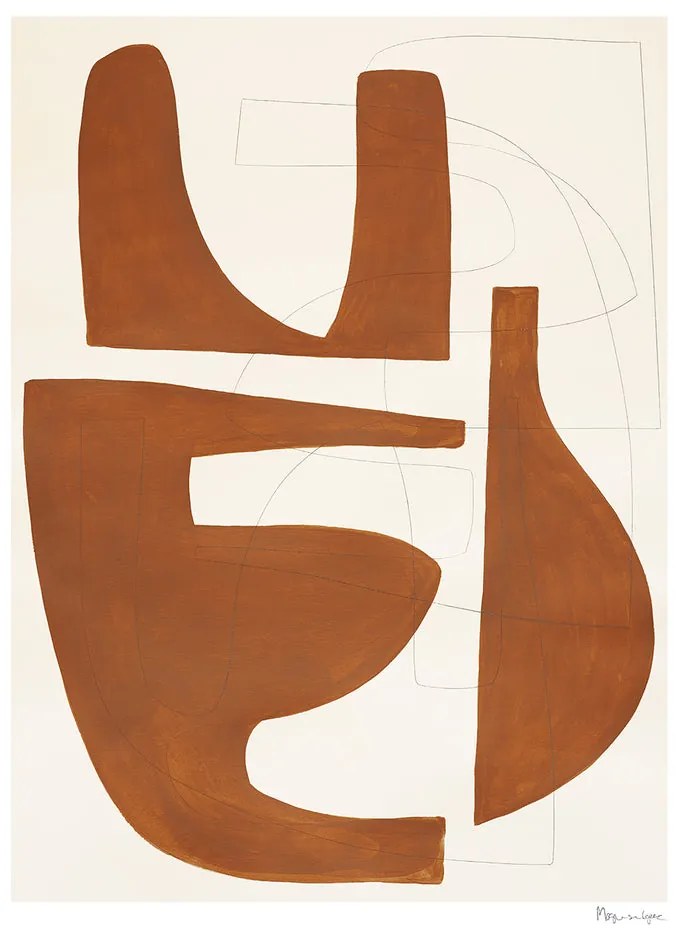The Poster Club Plagát Sienna by Berit Mogensen Lopez 50x70 cm
