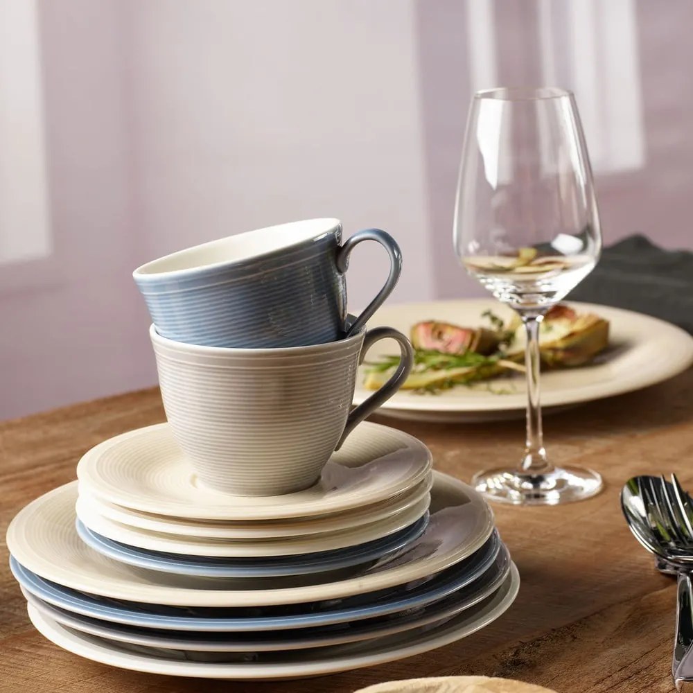 Bielo-modrá porcelánová šálka na kávu Villeroy &amp; Boch Like Color Loop, 250 ml