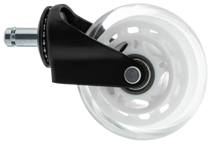 Kancelárske kolieska Ergo Wheel, 5 ks, biela