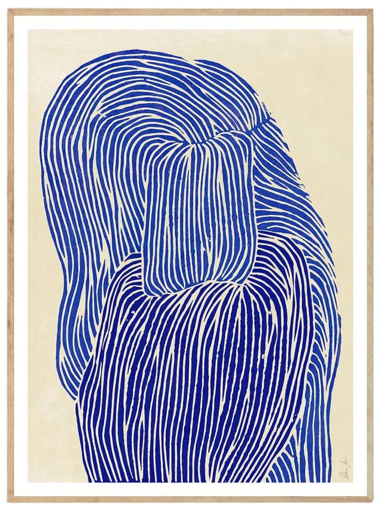 THE POSTER CLUB Autorský plagát Deep Blue by Rebecca Hein 50 x 70 cm