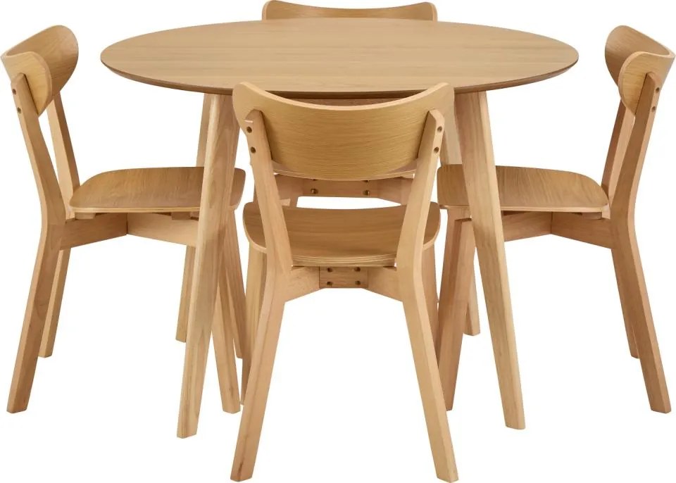 Jedálenský set Roxby dub prírodný