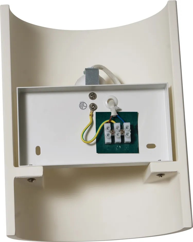 Škandinávske nástenné svietidlo biele oválne - Plaster