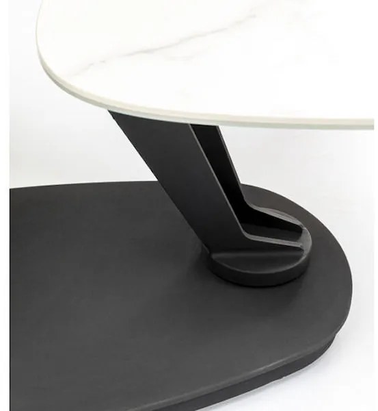 Franklin konferenčný stolík biely 150x58 cm