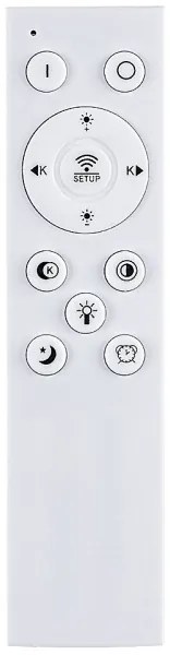 Rabalux 71044 - LED stmievateľné stropné svietidlo LEOLA LED/81W/230V + diaľkový ovládač