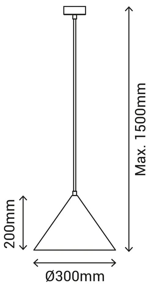 Zelené závesné svietidlo SULION Vilma, výška 150 cm