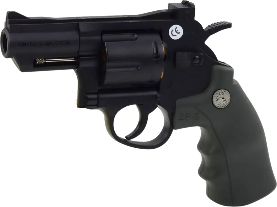LEAN Toys Revolver ZP-5 s penovými nábojmi a vodnými hydrogélovými guľôčkami, terč, puzdro