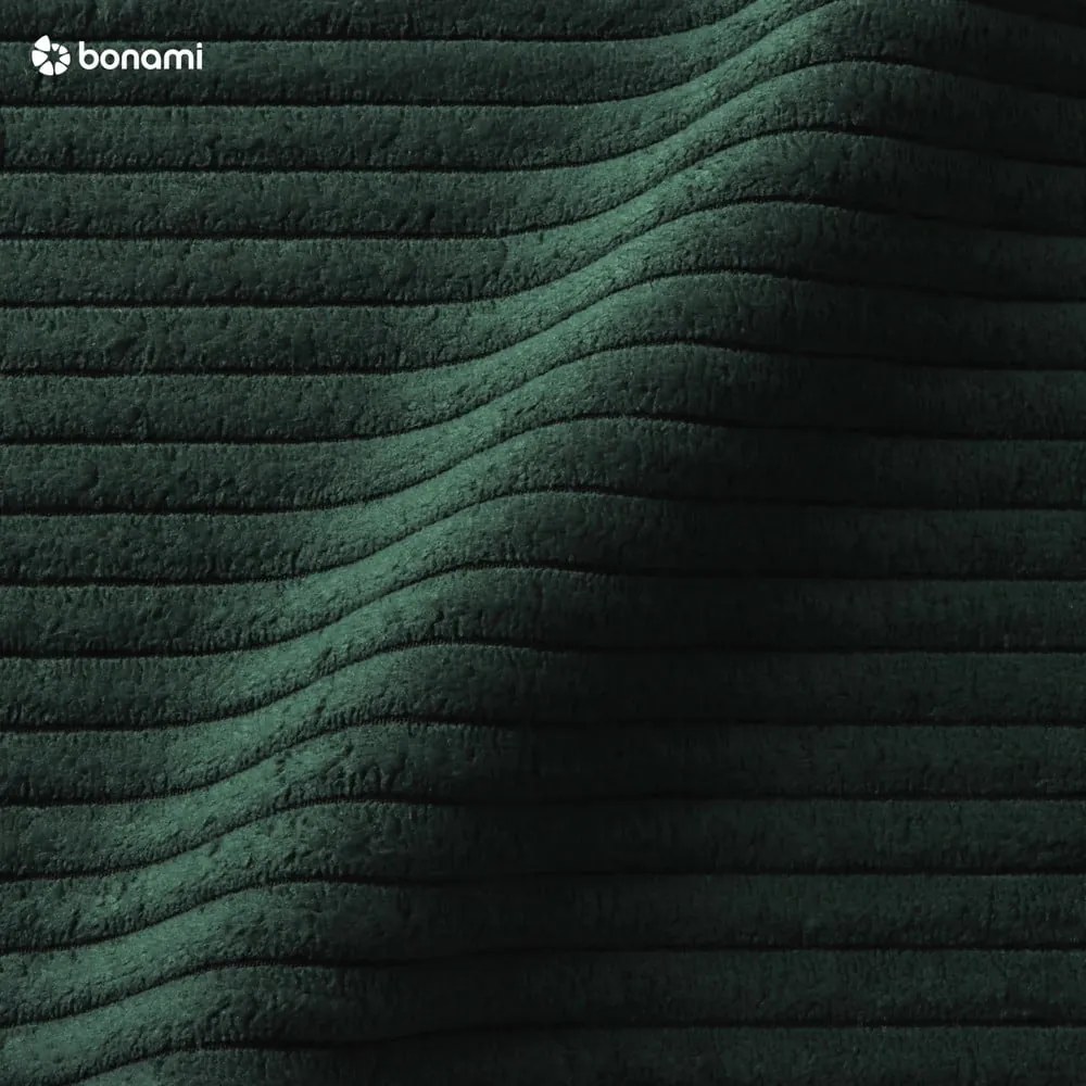 Tmavozelená čalúnená jednolôžková posteľ bez roštu 120x200 cm Mattis – Meise Möbel