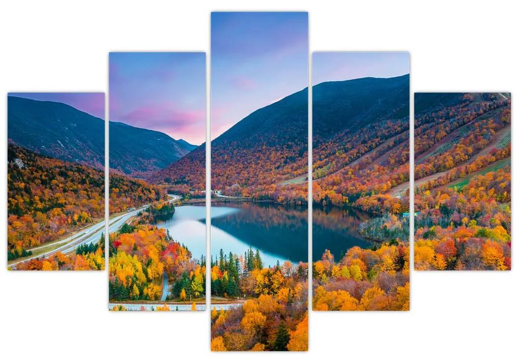 Obraz - White Mountain, New Hampshire, USA (150x105 cm)