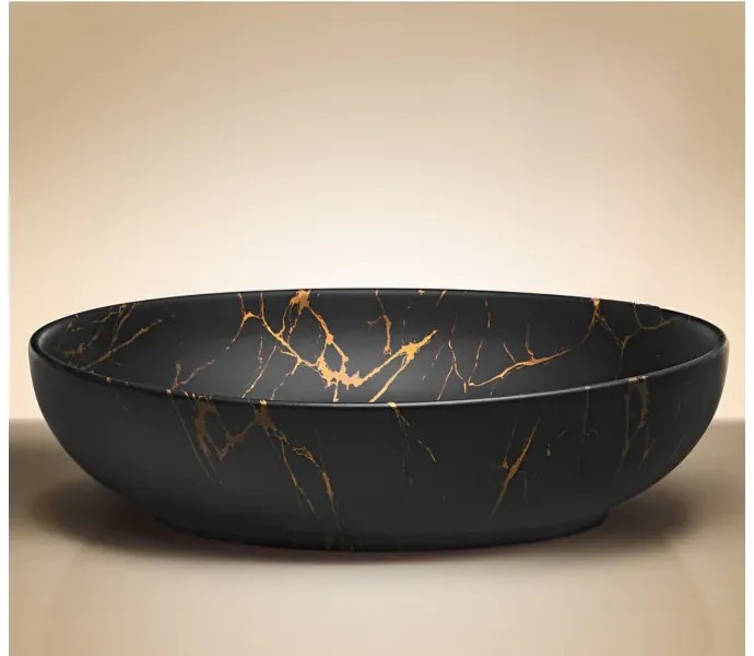 Umývadlo na dosku Mona čierne