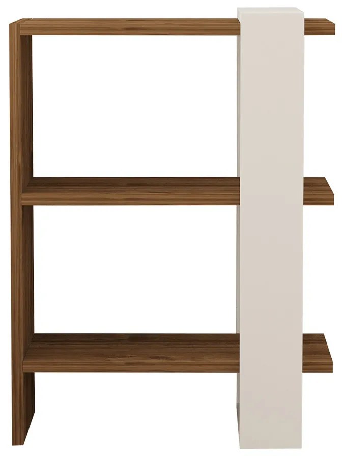 Knižnica Gaye Walnut White