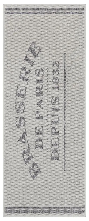 Sivý/krémovobiely behúň 62x150 cm Cucina – Hanse Home